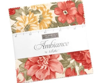 Ambiance Charm Pack, Moda Fabric, 5" Squares