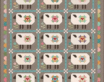 Gentle Flock Quilt Kit, Lori Holt, 100% Cotton