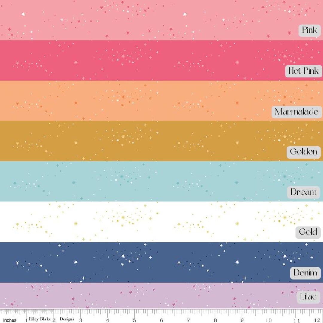 Starlight Riley Blake Pattern Starlight, Essence Fabric Collection, Fran Gulick of Cotton and Joy ...