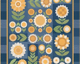 Fresh als Daisy Sew Long Kit, Denim und Daisy von Lori Holt für Riley Blake Designs, KT-18132, Erscheinungsdatum: November 2026