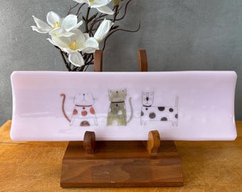 12” Trays with Cats