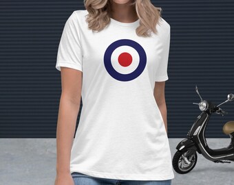 Maglietta Classica Mod Target Skooterboys Da Uomo, Anni '70 - Foto 8