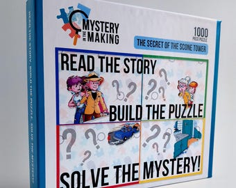 1000 piece Mystery Jigsaw Puzzle - The Secret Of The Scone Tower