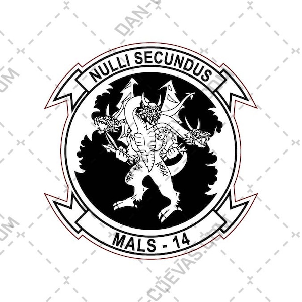 Marine Aviation Logistics Squadron 14 (MALS-14) Instant Download, Ready to Engrave Cut, Decal, Vector, CNC, svg, and pdf files