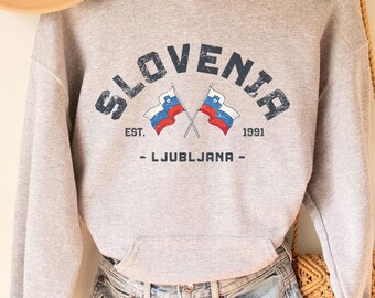 Slovenia Hoodie, Slovenia Shirt, Slovenia tshirt, Slovenia Gift, Slovenia vacation, Slovenia souvenir, Slovenia friend gift