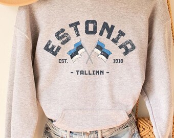 Estonia Hoodie, Estonia Shirt, Estonia tshirt, Estonia Gift, Estonia vacation, Estonia souvenir, Estonia friend gift