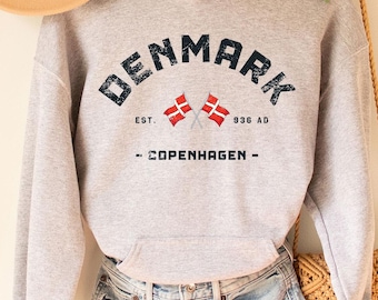 Denmark Hoodie, Denmark shirt,Danish Shirts, Danish Tshirt, Danish Shirt, Danish Tee, Denmark T Shirt, Danish Flag Shirt