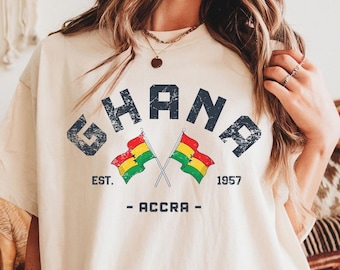 Ghana Comfort Colors tee, Ghana Shirt, Ghana tshirt, Ghana Gift, Ghana vacation, Ghana souvenir, Ghana friend gift, Ghana Jersey