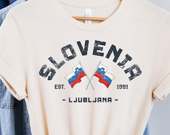 Slovenia Tee, Slovenia Shirt, Slovenia tshirt, Slovenia Gift, Slovenia vacation, Slovenia souvenir, Slovenia friend gift