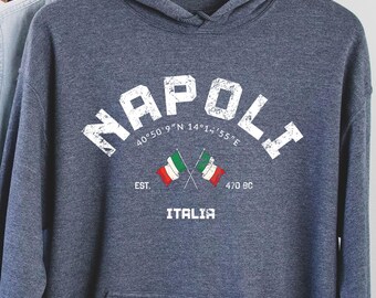 Napoli Hoodie, Naples T-Shirt, Napoli Vintage Shirt, Italy Gift, Campania Tee, Naples Souvenir, Retro Napoli, Napoli Italia