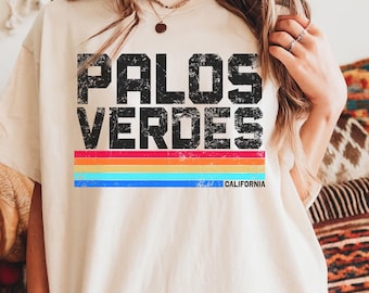 Palos Verdes Comfort Colors tee, Palos Verdes Estates Shirt, Palos Verdes Estates California Shirt, Palos Verdes Estates Holiday Tee