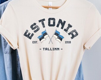 Estonia Tee, Estonia Shirt, Estonia tshirt, Estonia Gift, Estonia vacation, Estonia souvenir, Estonia friend gift