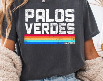 Palos Verdes Comfort Colors tee, Palos Verdes Estates Shirt, Palos Verdes Estates California Shirt, Palos Verdes Estates Holiday Tee