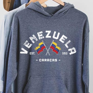 Felpa con cappuccio Venezuela, maglietta Venezuela, maglietta Venezuela, regalo Venezuela, vacanza Venezuela, souvenir Venezuela