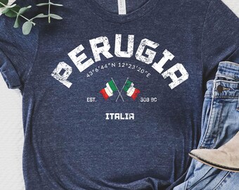 Perugia Tee, Perugia,Perugia shirt, Perugia Italia, Perugia fans, Italia tshirt,Italy Shirt, Italy T-Shirt, Italy Tee