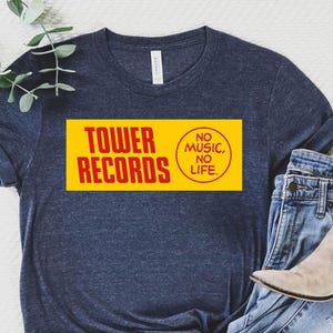 Tower Records T Shirts - Etsy