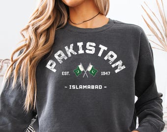 Pakistan Comfort Colors Crewneck, Pakistan Jersey, Pakistan tshirt, Pakistan gifts, Pakistan shirt, Pakistan t shirt, Pakistan fans gift