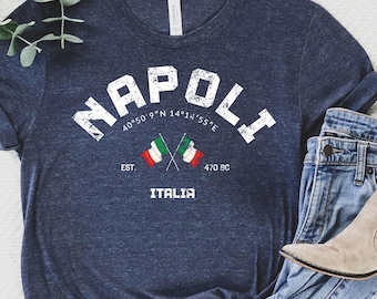 Napoli Tee, Naples T-Shirt, Napoli Vintage Shirt, Italy Gift, Campania Tee, Naples Souvenir, Retro Napoli, Napoli Italia
