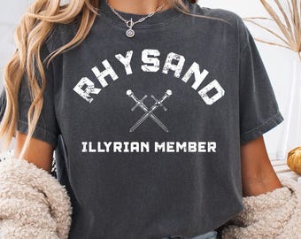 Camiseta Rhysand Comfort Colors, Sudadera Rhysand ACOTAR, Velaris, Alto Señor, Azriel Shadowsinger, Camisa Rhysand, Feysand