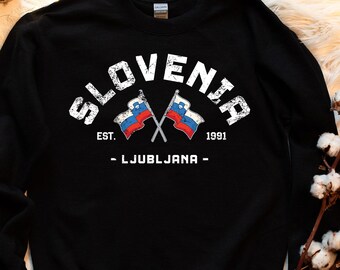 Slovenia Sweatshirt, Slovenia Shirt, Slovenia tshirt, Slovenia Gift, Slovenia vacation, Slovenia souvenir, Slovenia friend gift