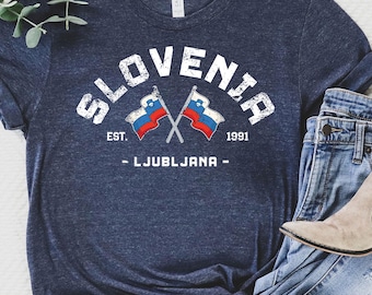 Slovenia Tee, Slovenia Shirt, Slovenia tshirt, Slovenia Gift, Slovenia vacation, Slovenia souvenir, Slovenia friend gift