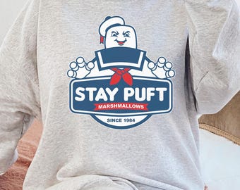 Sudadera Stay Puft, camiseta de la película de culto de los 80 de Cazafantasmas Stay Puft Marshmallows, camiseta Stay Puft: película retro de Cazafantasmas