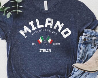 Milano Tee, Milano Shirt, Trip to Milano Shirt, Milano Gift, Milano vacation, Milano Travel, Milano matching