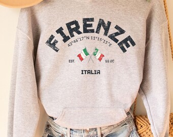 Firenze Hoodie, Florence T-Shirt, Firenze Italia T-shirt, Firenze shirt, Italy, Florence style, Tuscany Italy, Toscana Italia