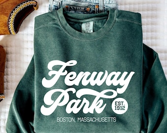 Copy of London Comfort Colors Crewneck, Fenway Park 1912 Baseball Unisex T-shirt, Fenway Tee, Baseball Lover, Baseball Team Shirt