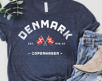 Denmark Tee, Denmark shirt,Danish Shirts, Danish Tshirt, Danish Shirt, Danish Tee, Denmark T Shirt, Danish Flag Shirt