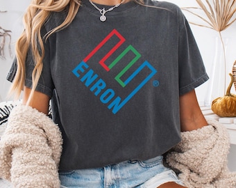 Enron Comfort Colors tee, Enron Energy Accounting T-Shirt, Enron Energy shirt, Enron Energy, Enron fan, Enron company gift