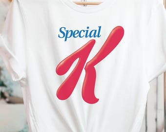 Camiseta Special K con meme de ketamina, top corto de ketamina para fiestas rave, camiseta para festivales, ropa EDM para mujer, atuendo para festivales de música.