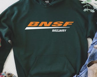 BNSF Railway Hoodie, BNSF Railway Logo Retro gifts, Retro Logo, Vintage company logo, Retro tshirt, old company logo, vintage