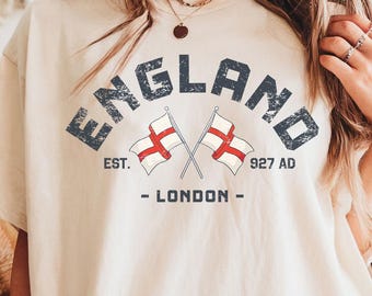 イングランド代表 メンズ Tシャツ イギリス英語 イギリスサッカー