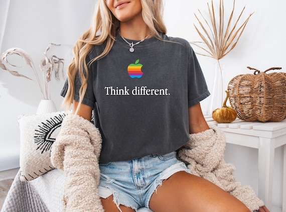 Think Different T-shirt, Apple Think Different T-shirt, 90s Pop