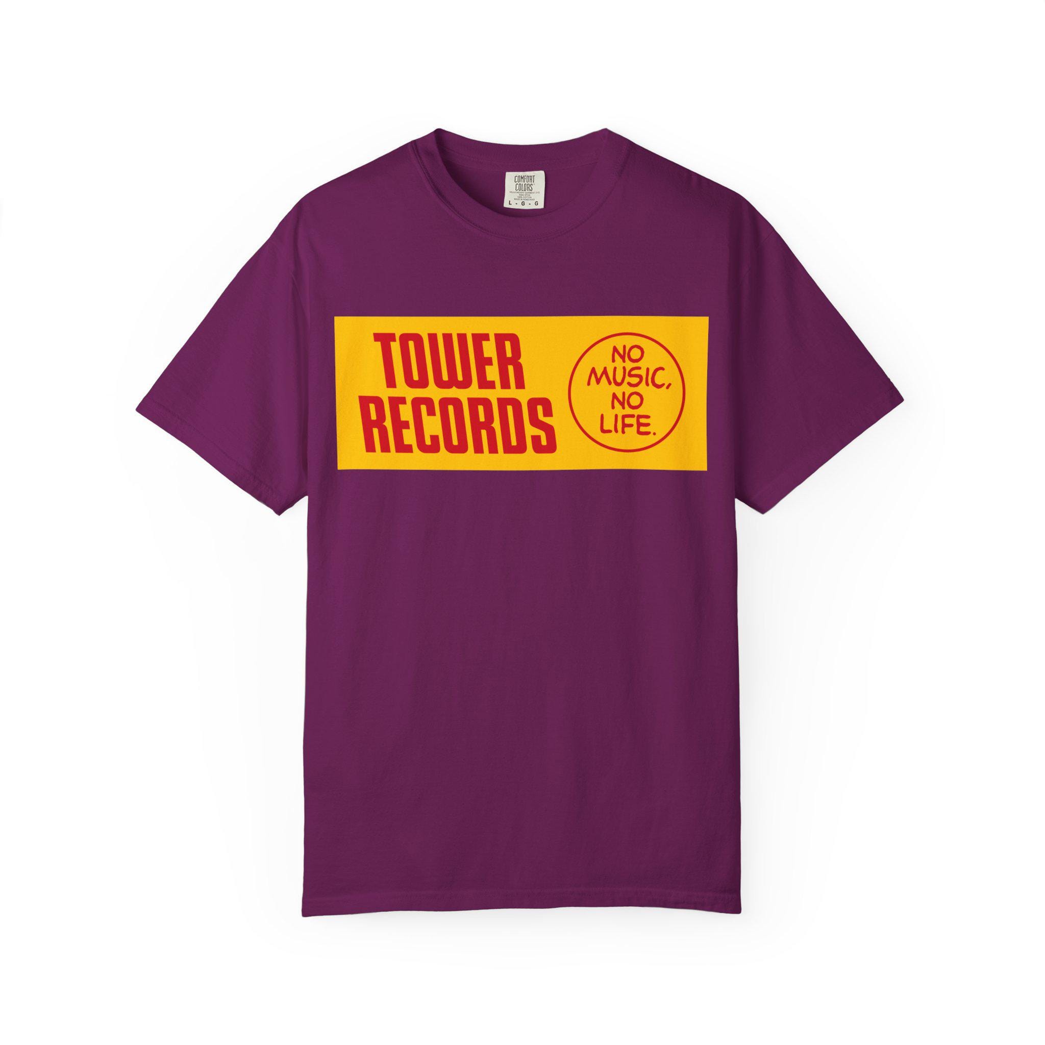 Tower Records Comfort Colors Tee, Tower Records, Gift for Dj