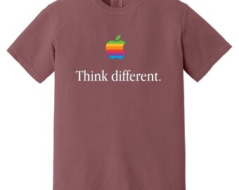 Think Different T-shirt, Apple Think Different T-shirt, 90s Pop