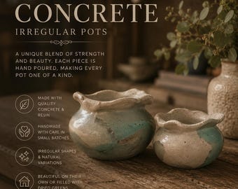 Concrete And Resin Bowls | Handmade Functional Art with Soul
