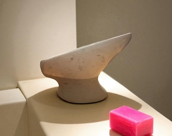 Handmade Resin Soap Dish - Marble Elevated Bathroom Decor