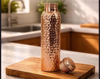 Wholesale 100% Pure Copper Water Bottles, Bulk Order Copper Bottles, Custom Engraved Ayurvedic Bottles, Corporate Gifts, Wedding Gifts
