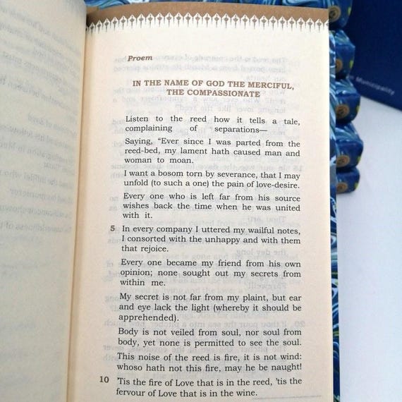 Mathnawi of Rumi: 6-volume Set, Oldest Manuscripts, Critical Notes