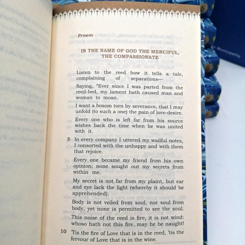 Mathnawi of Rumi: 6-volume Set, Oldest Manuscripts, Critical Notes