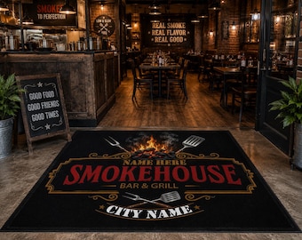 Personalized Grill Master Grill Mat, Barbecue Mat, BBQ Mat, Father's Day Gift, Gift for Dad Grandpa Husband Grandad, Backyard Outdoor