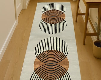 Non-Slip Kitchen,Hallway,Entryway Runner: Machine Washable Rug