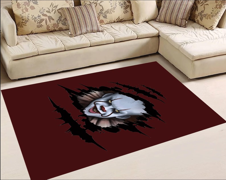 80s Horror Movie Poster Collage Rug - Halloween Decor - Etsy