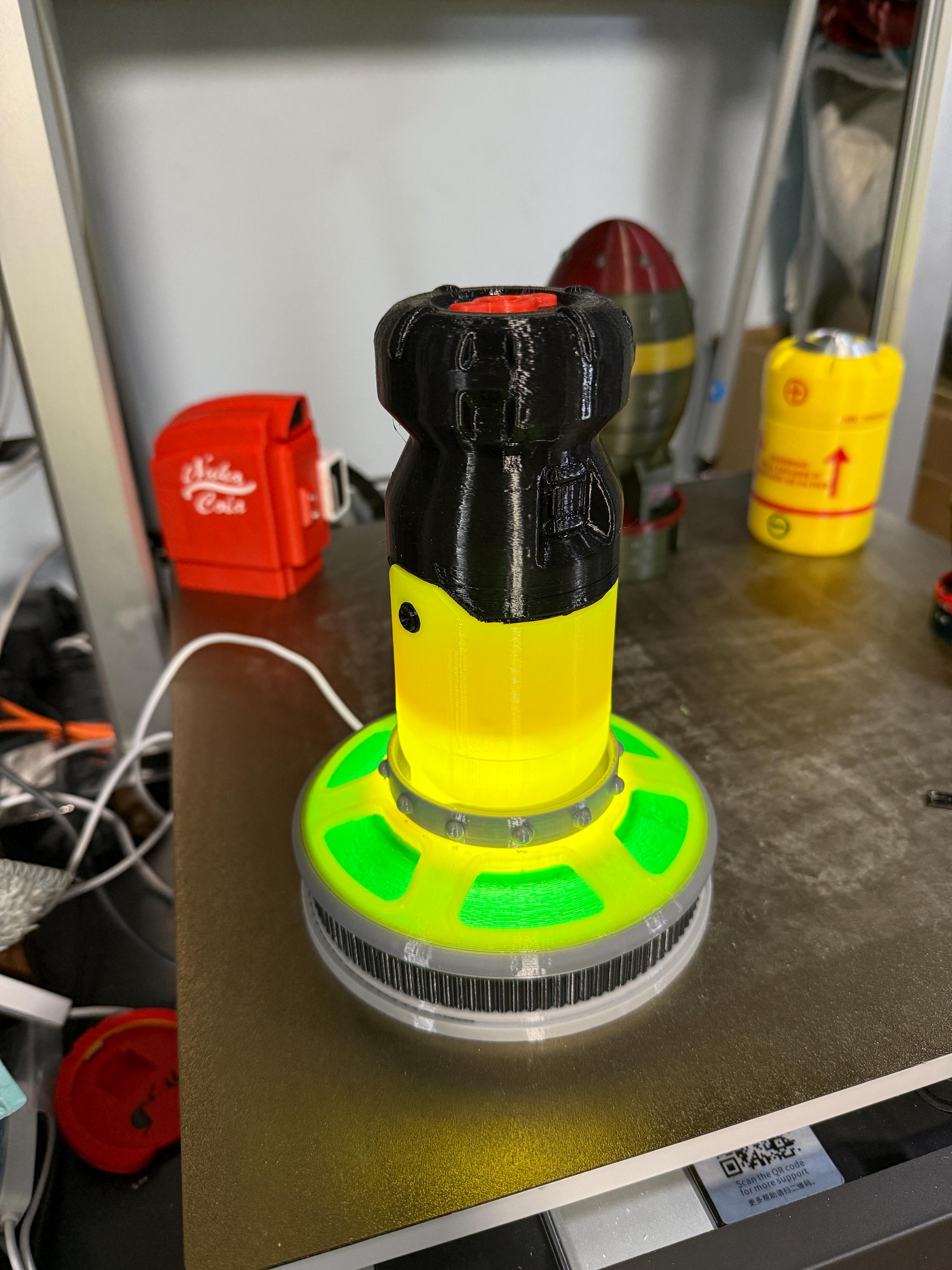 Fallout Fusion Core With Light up Base. - Etsy
