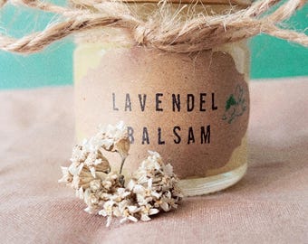 Wellness Lavendel Balsam als Zauberhaftes Geschenk für Selbstliebe & Entspannung, Yoga Duft, personalisierte Geschenkidee, zum Muttertag