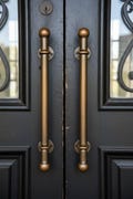 Industrial Loft Door Handles,Heavy Duty Metal Handles for Entry Doors,Urban Industrial Design