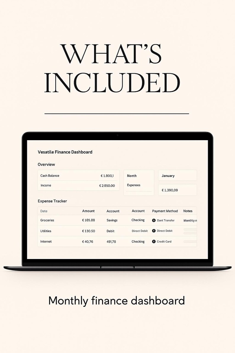 Notion Finance Tracker 2026, Budget Template (digital Download) - Etsy