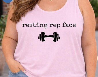 Camiseta sin mangas divertida para entrenar en tallas grandes, regalos para compañeras de gimnasio para mujeres de tallas grandes, camiseta de entrenamiento sarcástica para ella, camiseta sin mangas divertida para el gimnasio, camiseta para mamás musculosas